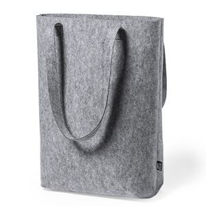 Bolsa fieltro RPET reciclado asas largas