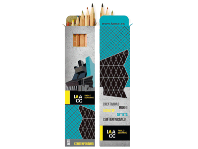 Merchandising MUSEO PABLO SERRANO | Caja de pinturas personalizada