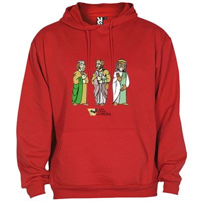 Sudadera niño con capucha impresa a todo color