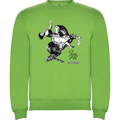 Sudadera clásica niño impresa a dos colores