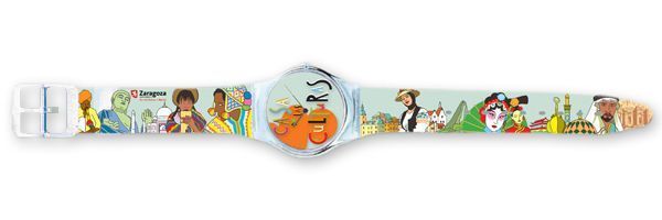 reloj swatch a todo color Casa de las Culturas