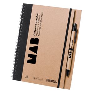 libreta con boli