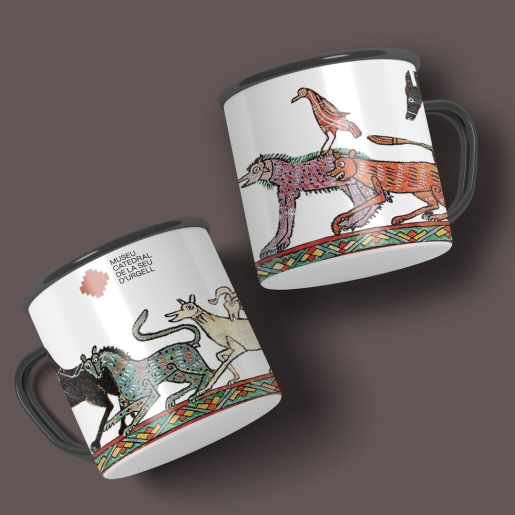 Taza estilo vintage cerámica diseño URGELL
