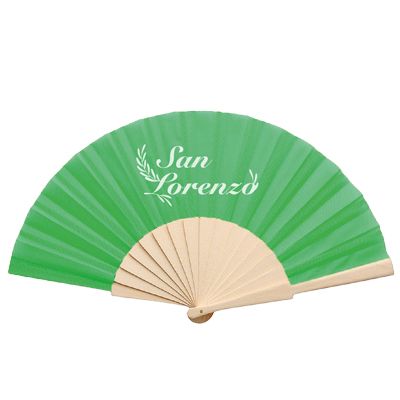 Abanico personalizado de madera