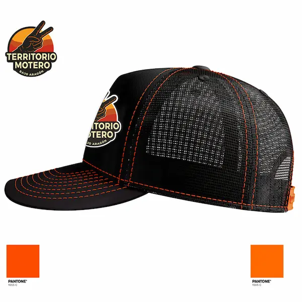 Gorra rejilla motera