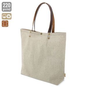 Bolsa algodon canvas resistente para museos