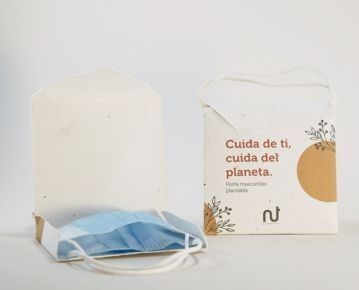 Portamascarillas ecologico_ Mascarilla impresa con tu marca